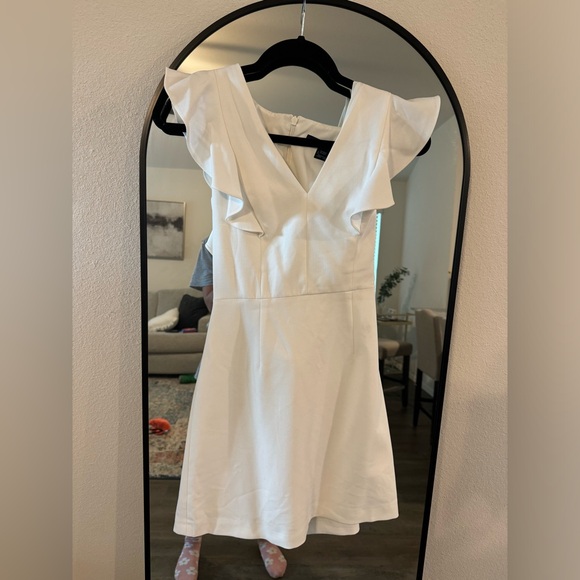 French Connection Whisper Ruffle Minidress - Picture 3 of 5